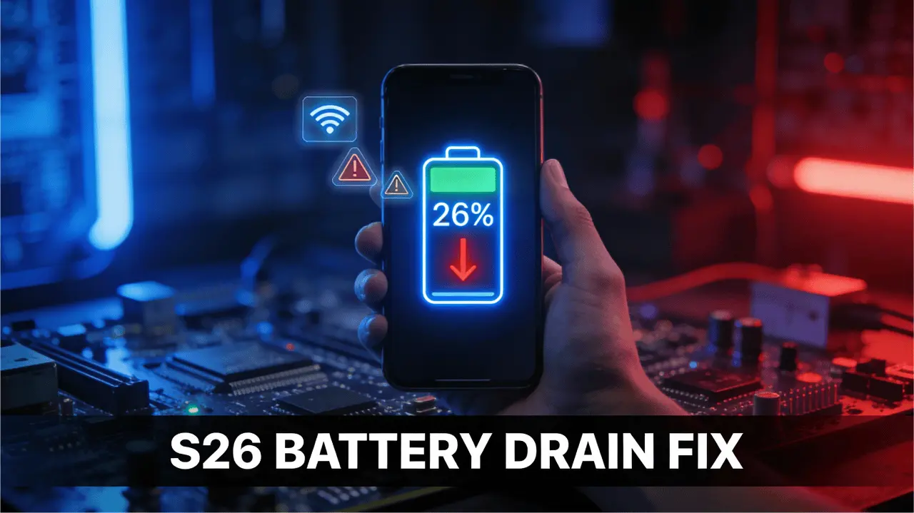 Samsung S26 Battery Draining Fast? 5 Fixes After Update (2026) Image