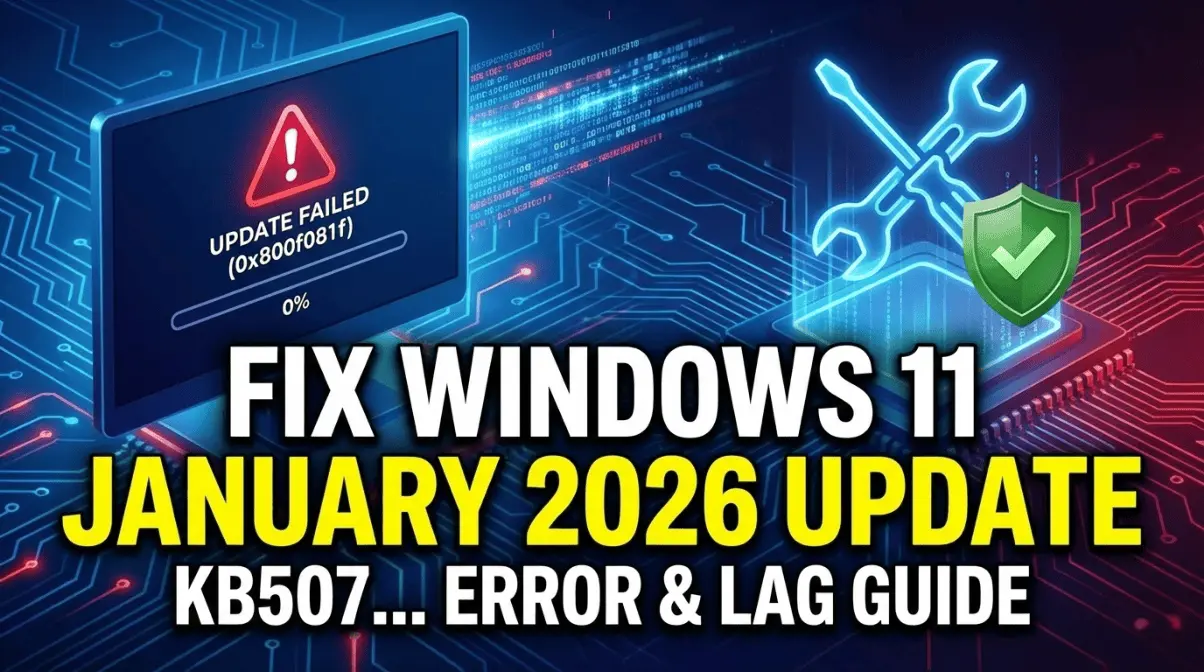 Windows 11 January 2026 Security Update (KB5070311): Fix Common Issues & Bugs Image