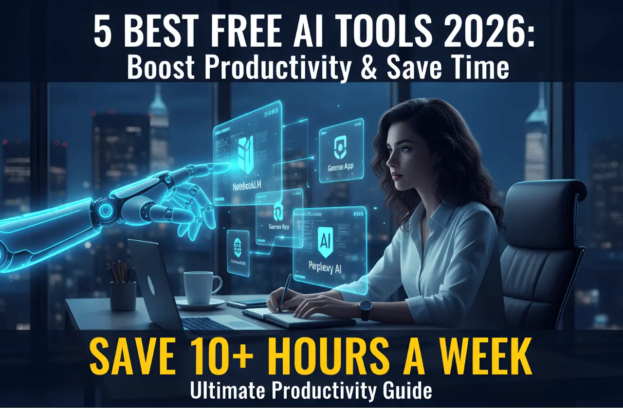 5 Best Free AI Tools to Save 10+ Hours of Work in 2026 Image