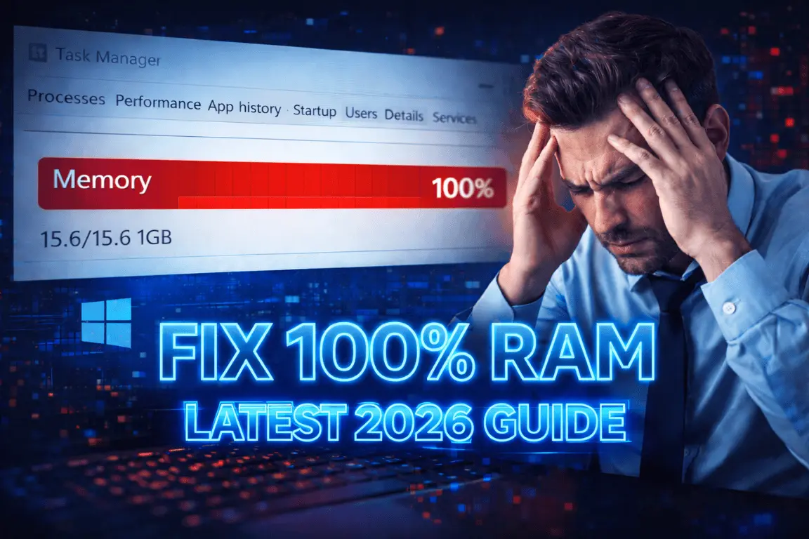 How to Fix 100% RAM Usage in Windows 11: The Ultimate 2026 Guide Image