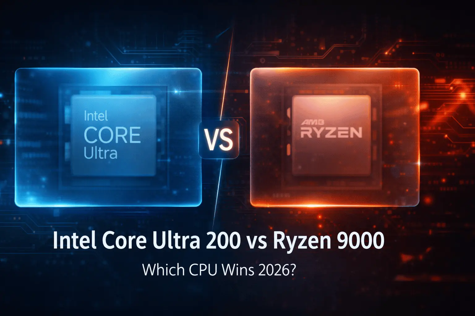 Intel Core Ultra 200 vs Ryzen 9000: Which CPU Wins 2026? Image