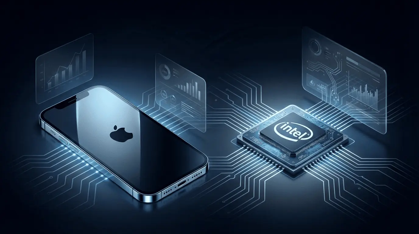 Apple Turning to Intel for iPhone Chips: 2028 Outlook Image