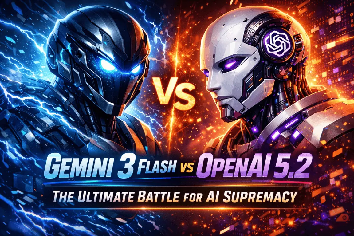 Gemini 3 Flash vs OpenAI 5.2: The Ultimate Battle for AI Supremacy Image