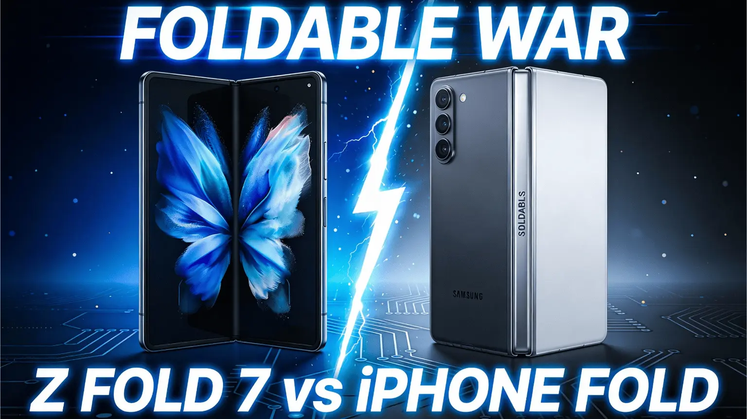 The Foldable War: Samsung Galaxy Z Fold 7 vs. Apple’s Mysterious iPhone Fold Image